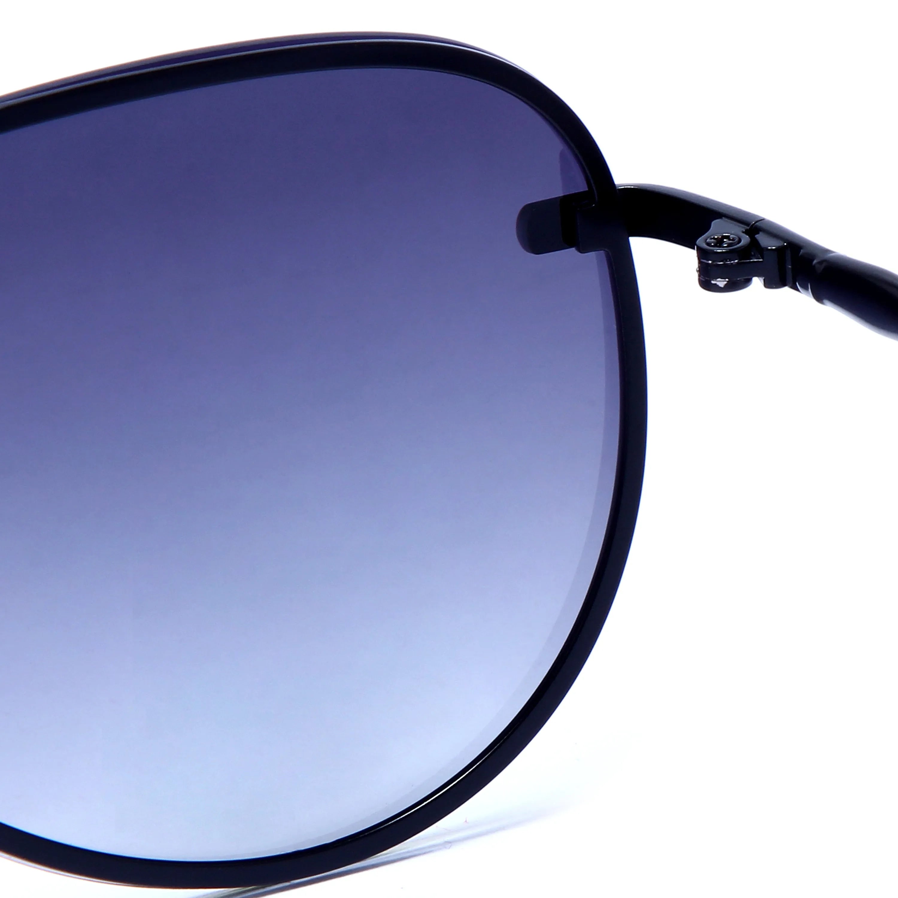 Nuvia | Gradient Blue Medium Full Rim Aviator Sunglasses for Men & Women [Polarized]