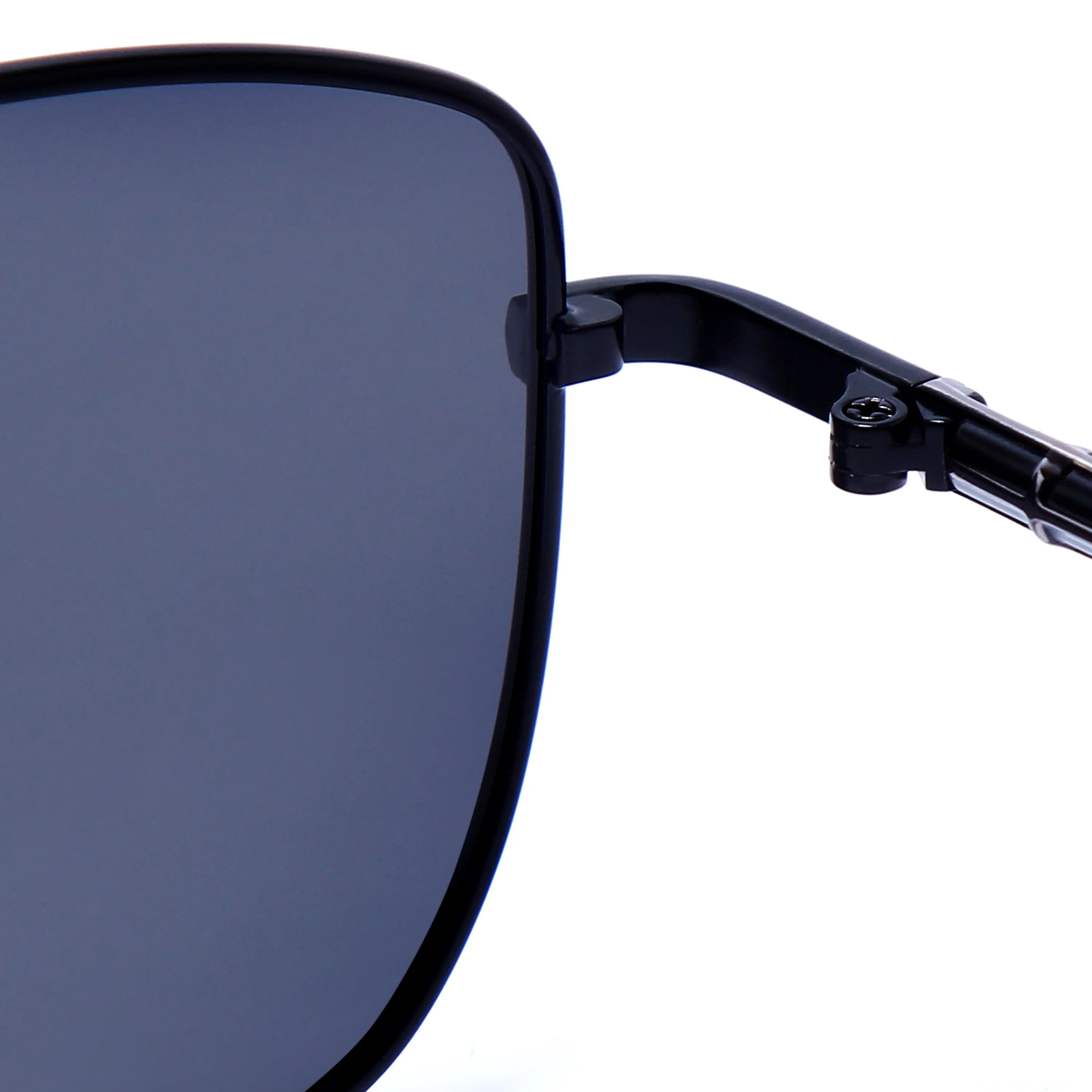 Enira | Grey Large Full Rim RECTANGLE Sunglasses for Men & Women [Polarized]