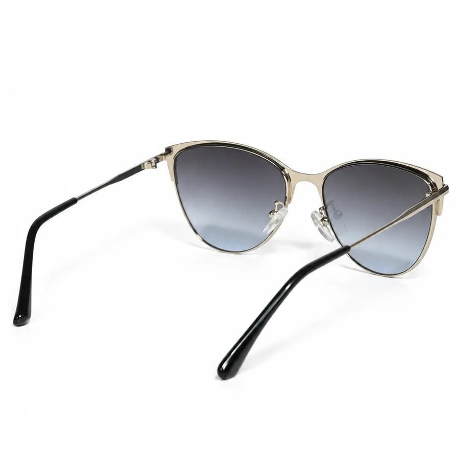 Hestara | Grey Medium Full Rim Cat eye Sunglasses for Women [UV-protected]