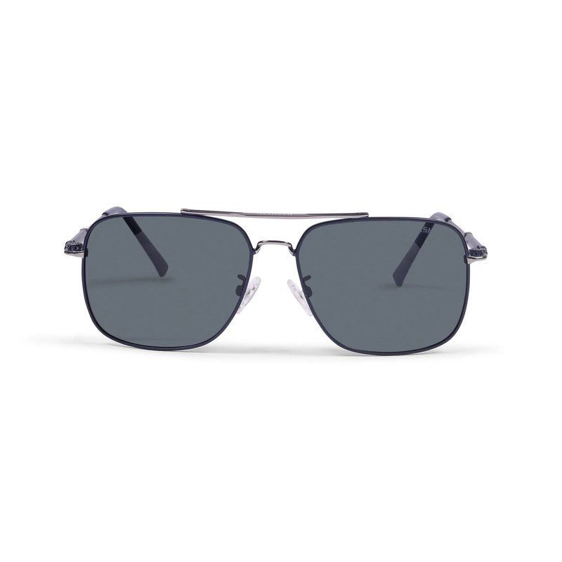 Unity Grey Medium Full Rim Square Sunglasses for Men & Women — Hashtag Eyewears