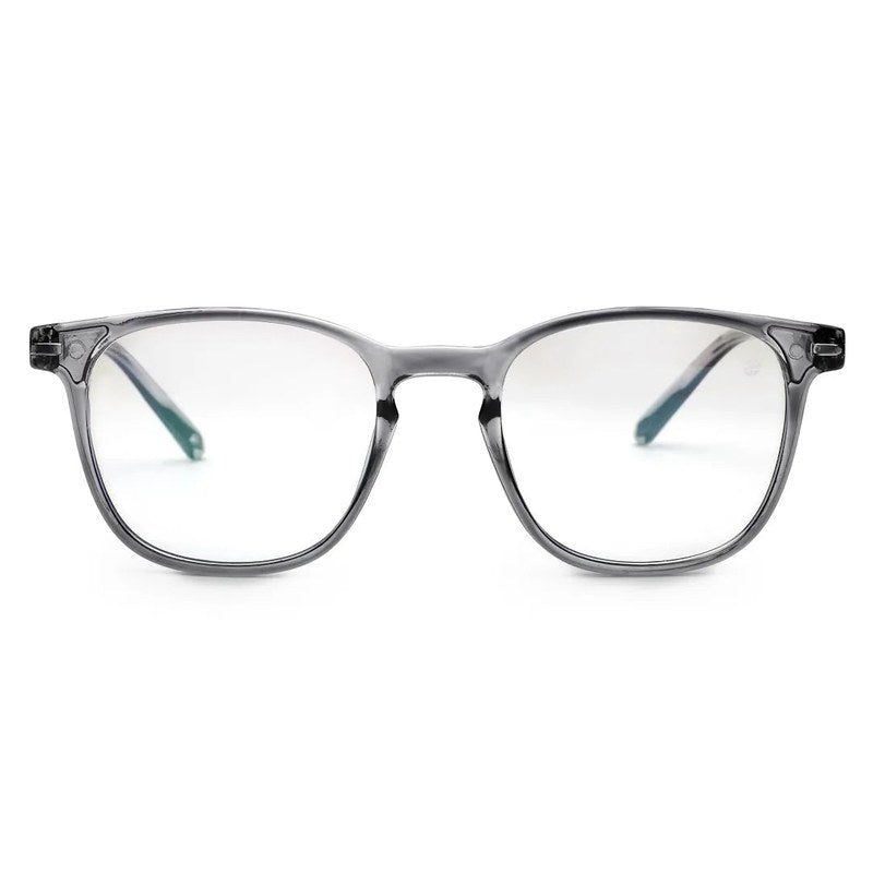 Radiant Smoke Medium Full Rim Oval Computer Glasses for Men & Women — Hashtag Eyewears