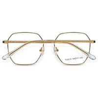 Zenith | Gold and Black Medium Full Rim Hexagonal Clip-on for Men & Women [Clip-on]