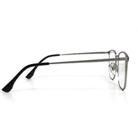Quarion | Grey Medium Full Rim Rectangle Clip-on for Men & Women [Clip-on]