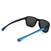 Rift | Sky Blue Large Full Rim RECTANGLE Sports for Men & Women [Polarized]