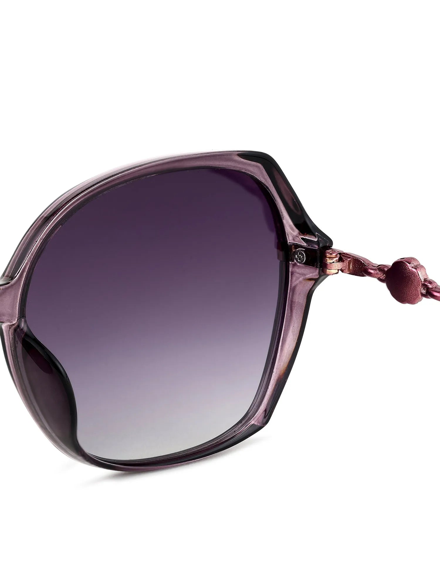 Titanis | Purple Large Full Rim Oval Sunglasses for Women [Polarized]