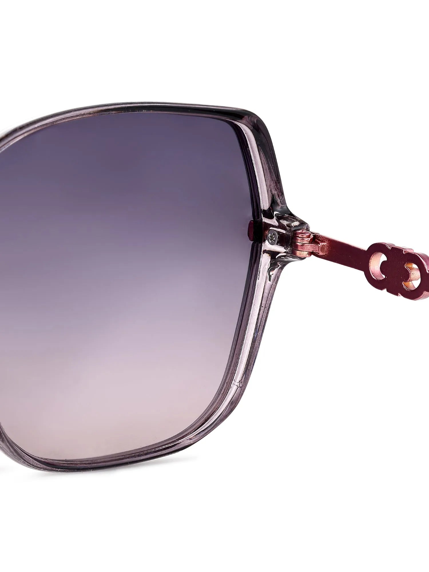 Sireon | Purple Large Full Rim Square Sunglasses for Women [Polarized]