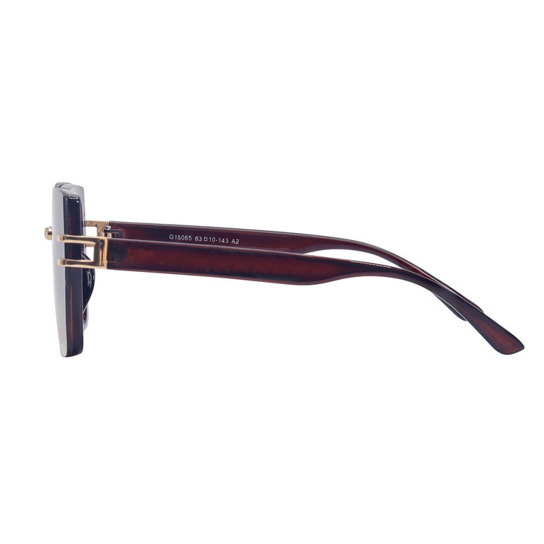 Hashtag Valoria Square Sunglasses for female G-15065 Brown