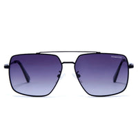 Kynra Black Large Full Rim Aviator Sunglasses for Men & Women — Hashtag Eyewears