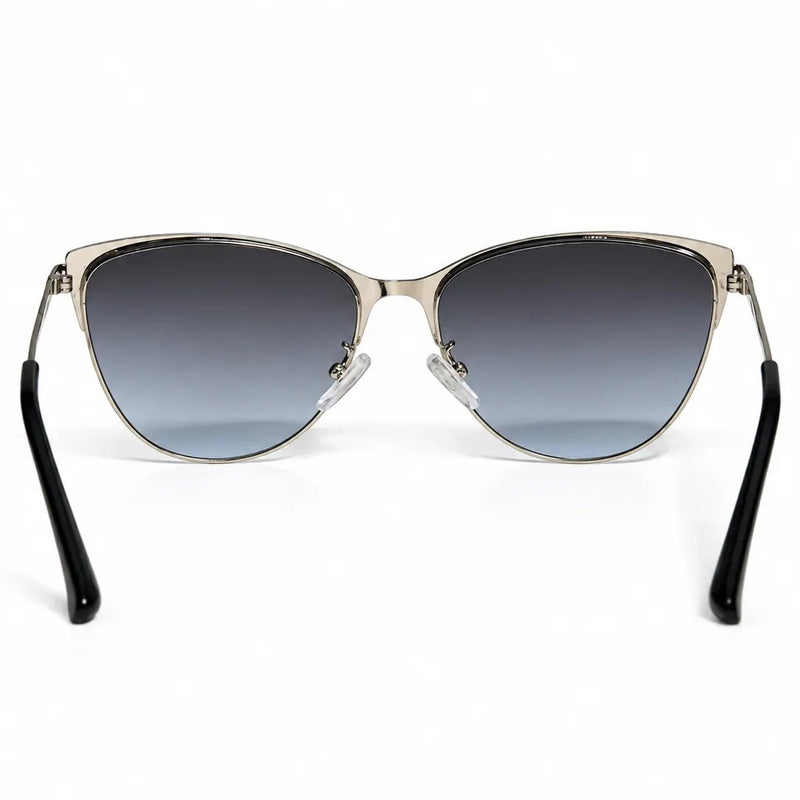 Hestara | Grey Medium Full Rim Cat eye Sunglasses for Women [UV-protected]