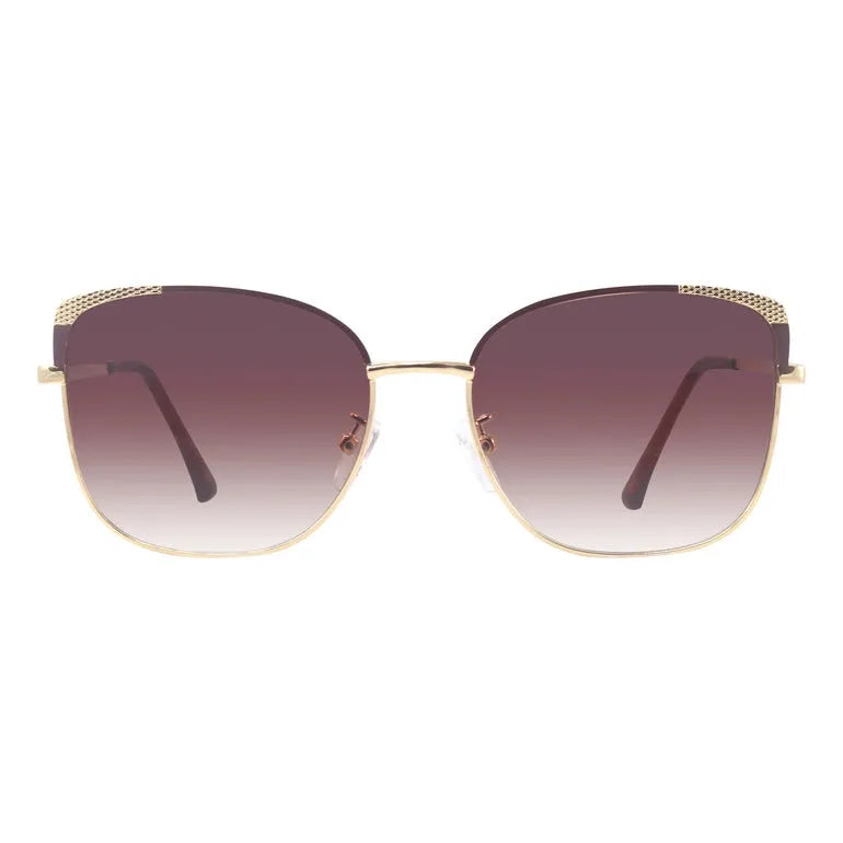 Velox | Brown Medium Full Rim Square Sunglasses for Women [UV-protected]