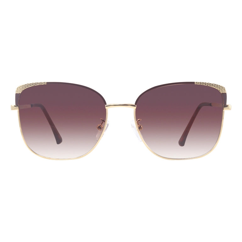 Hashtag Exclusive Square Sunglasses for Women - B80-682 Brown