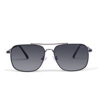 Unity Black Medium Full Rim Square Sunglasses for Men & Women — Hashtag Eyewears