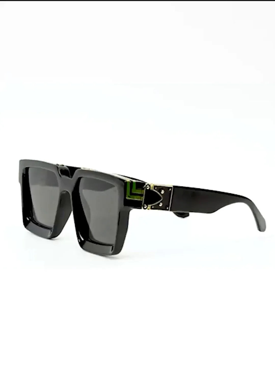 Bold | Black Medium Full Rim Square Sunglasses for Men [UV-protected]