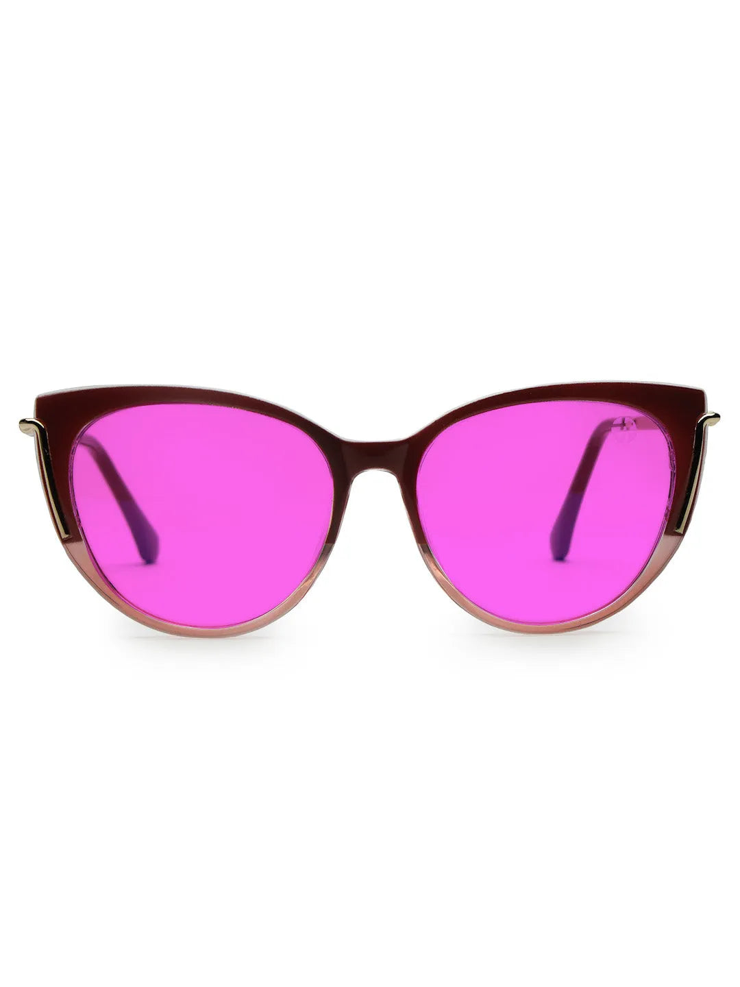 Lythion | Pink Large Full Rim Cateye Sunglasses for Women [Photochromic]