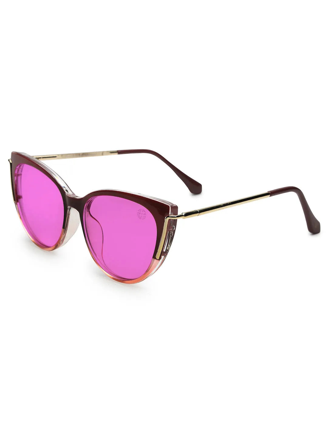 Lythion | Pink Large Full Rim Cateye Sunglasses for Women [Photochromic]