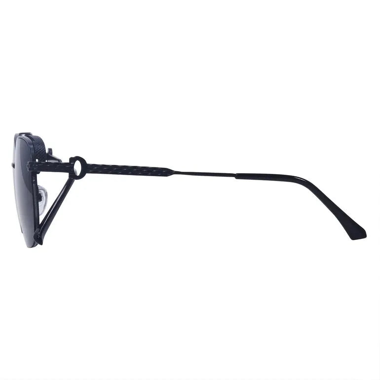 Eclipse | Black Medium Full Rim Square Sunglasses for Women [UV-protected]