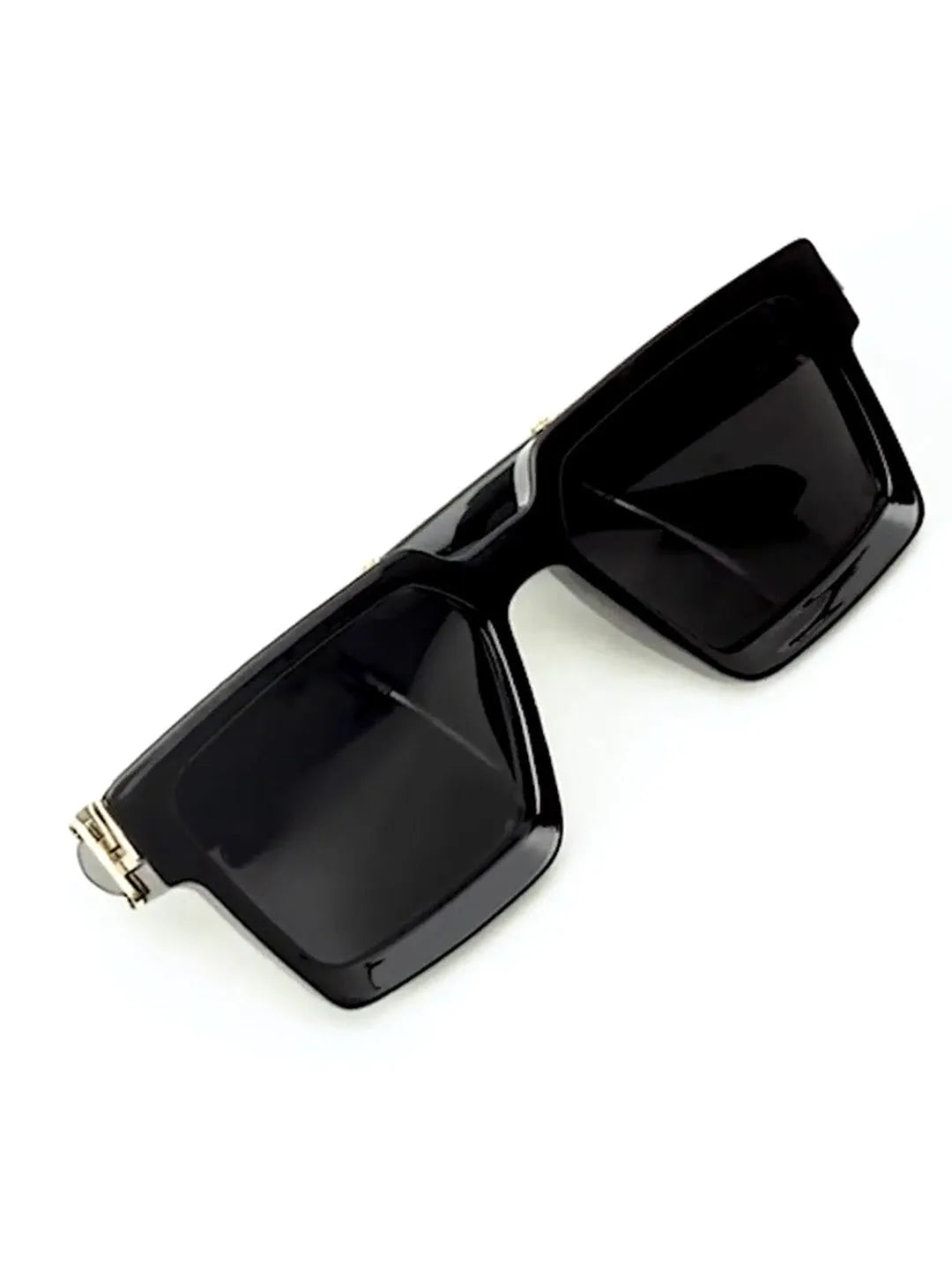 Bold | Black Medium Full Rim Square Sunglasses for Men [UV-protected]