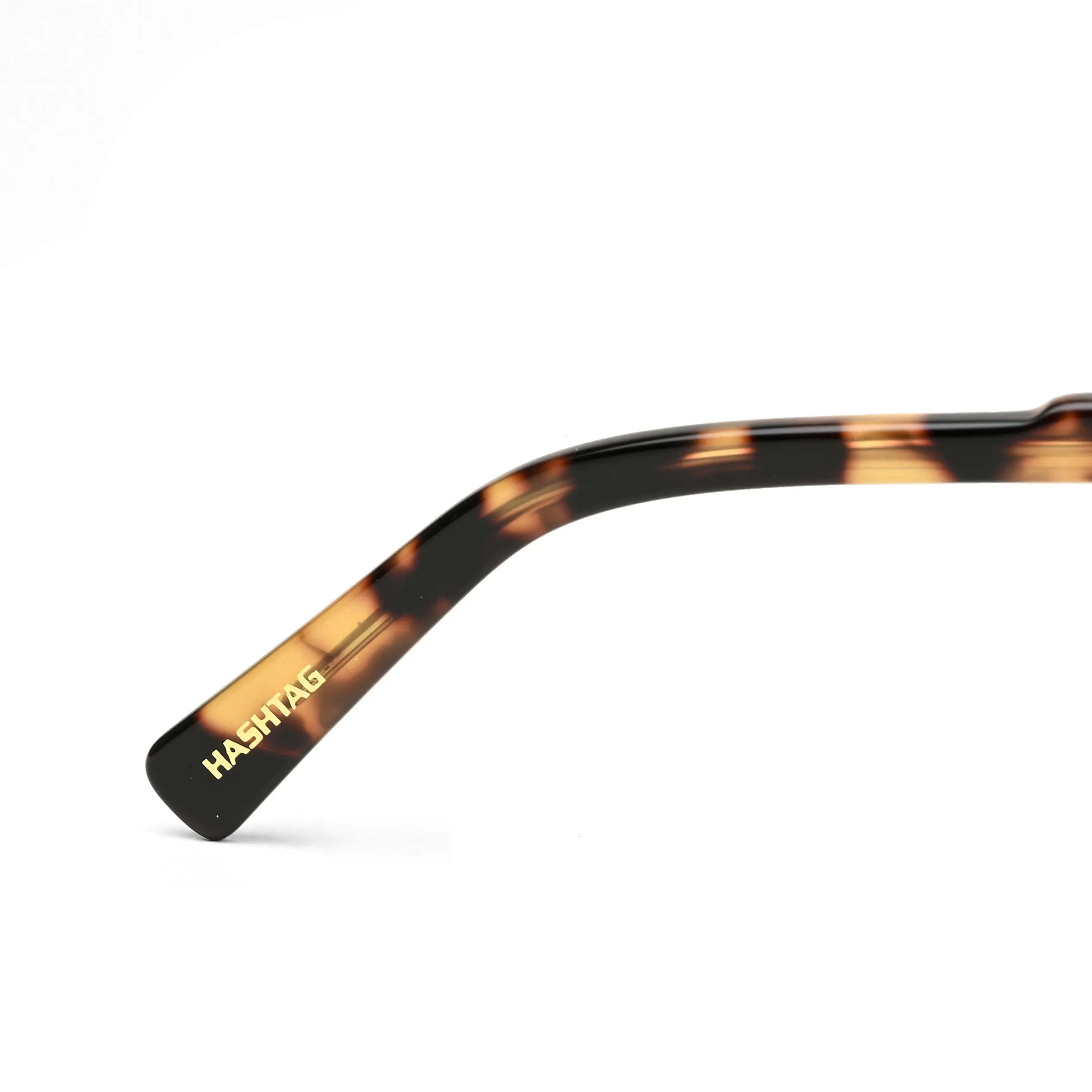 Frostar | Havana Brown Texture Medium Full Rim Square with Spring Hinges Eyeglasses for Men & Women [Demo Lens]