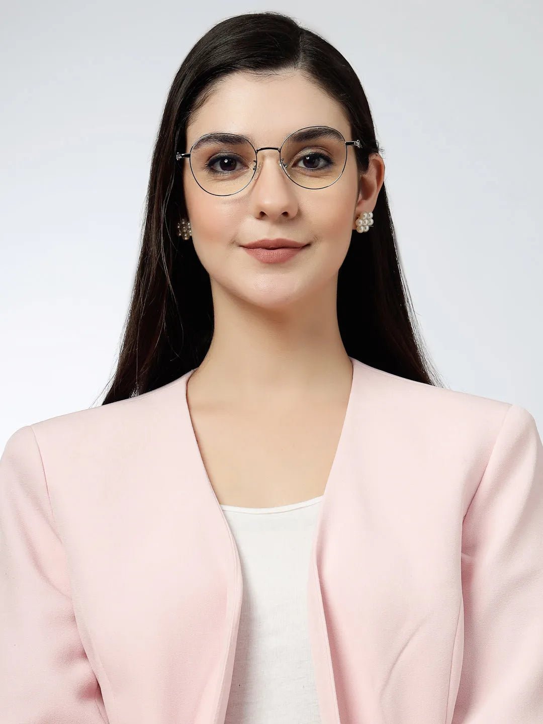 Astrid | Golden & Black Medium Full Rim Oval Computer Glasses for Men & Women [Blue Block]