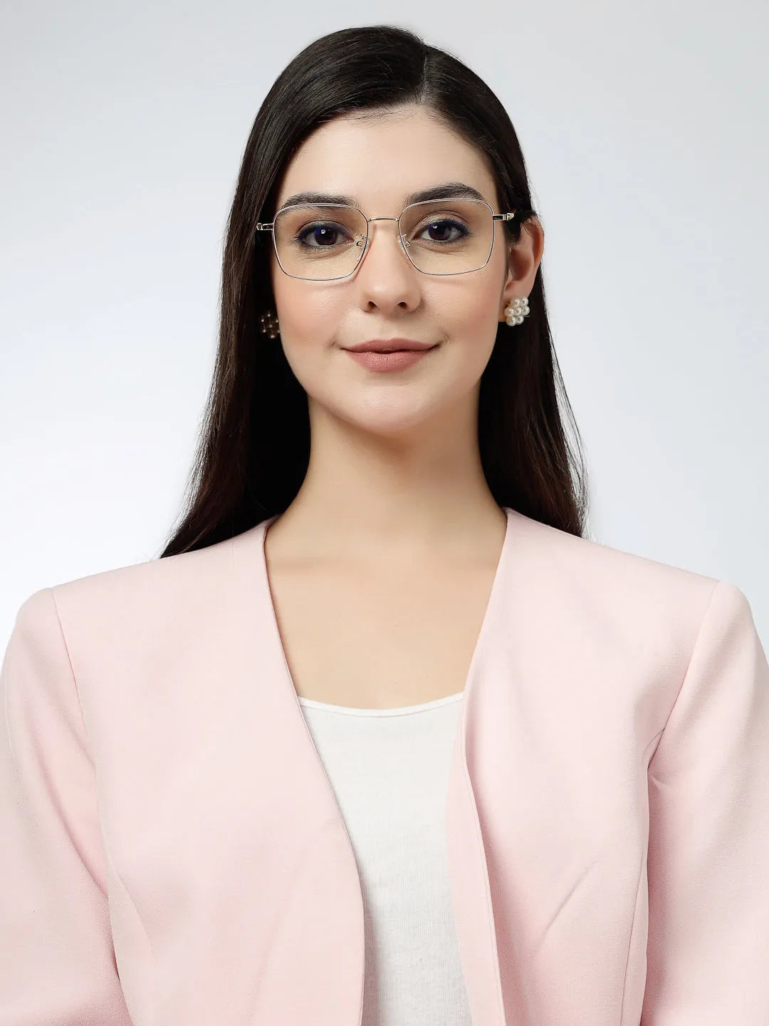 Fyrion | Golden Medium Full Rim RECTANGLE Computer Glasses for Men & Women [Blue Block]