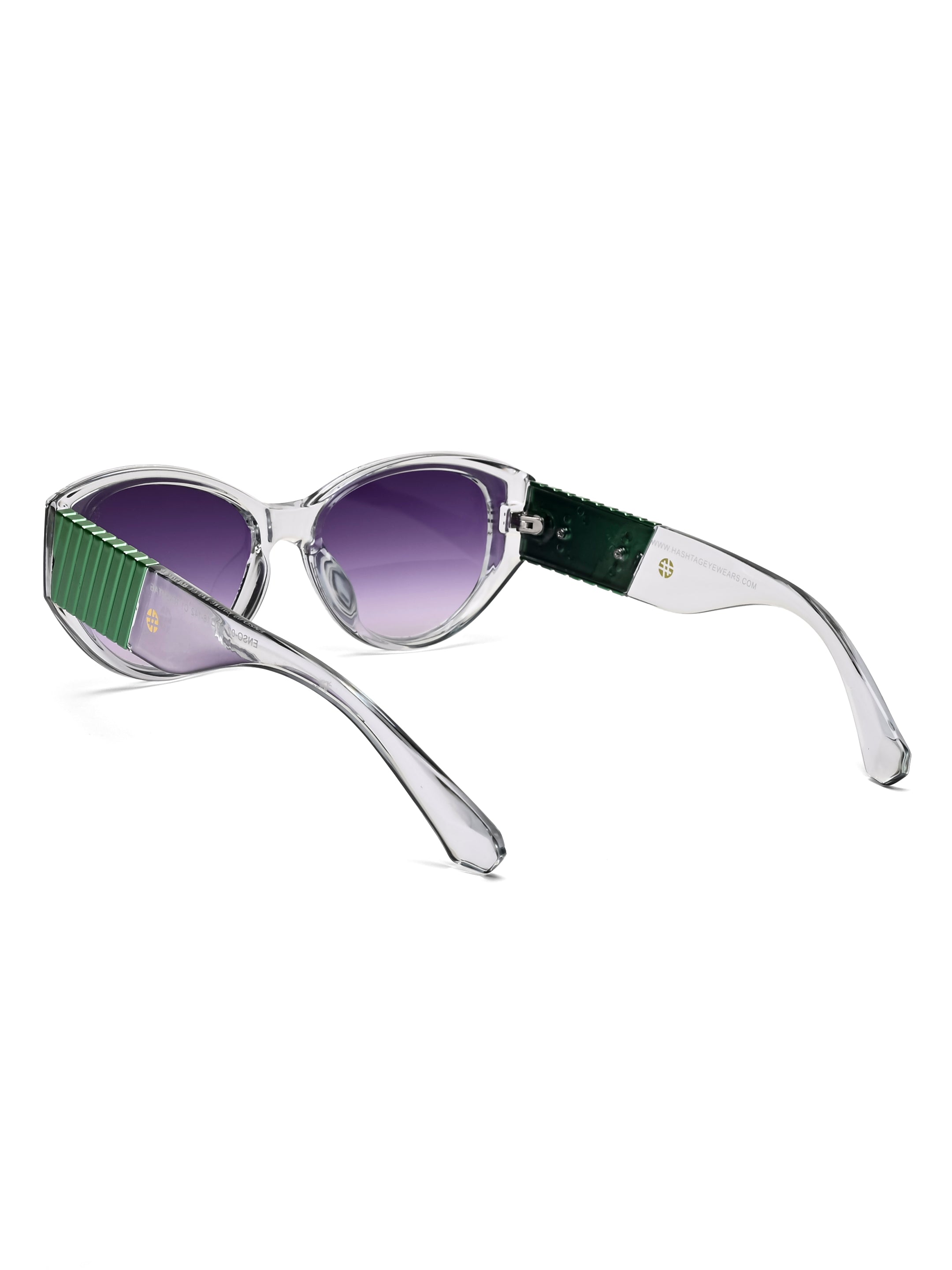 Kynor | Gradient Purple Medium Full Rim Cateye Sunglasses for Women [UV-protected]