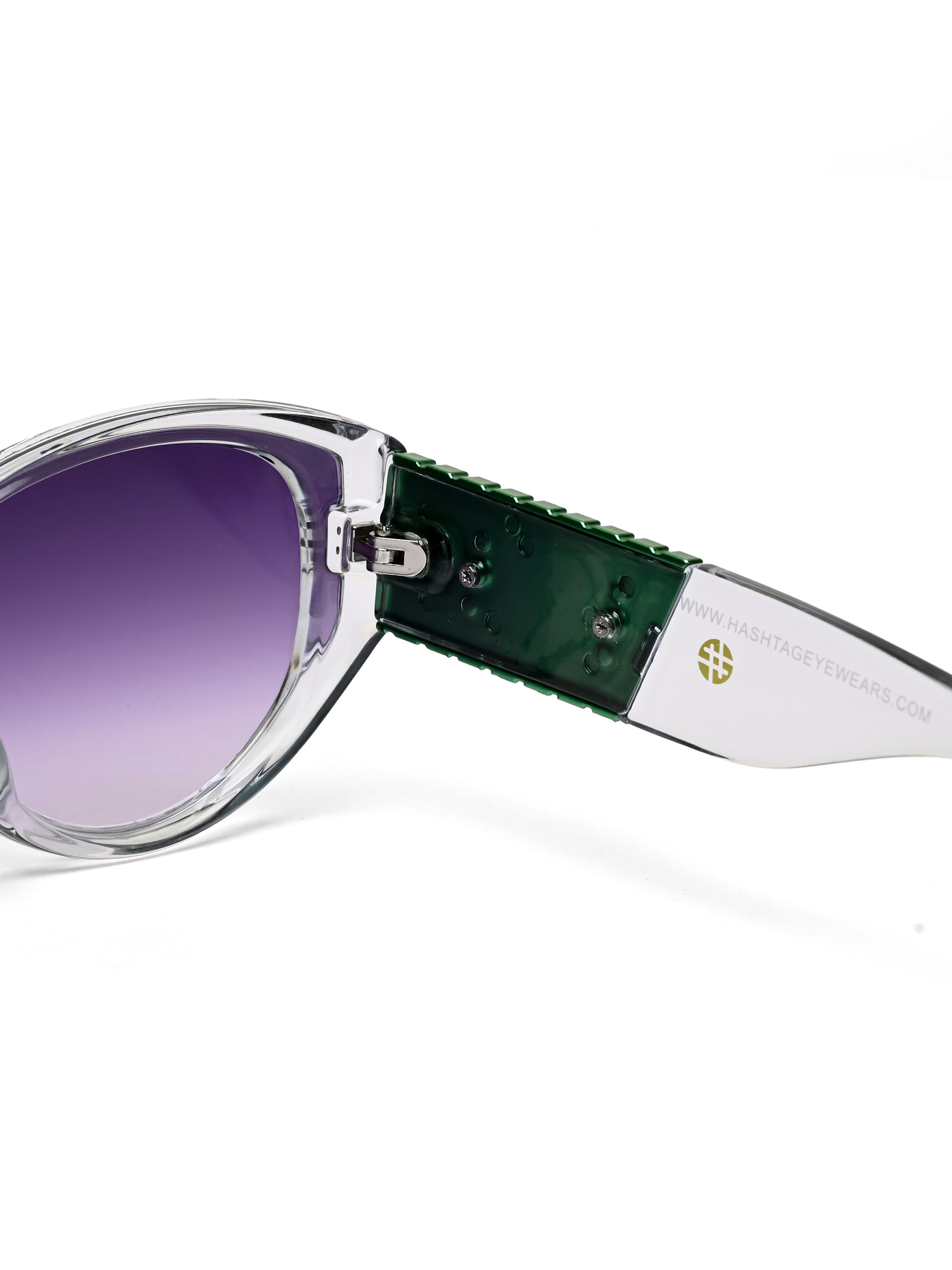 Kynor | Gradient Purple Medium Full Rim Cateye Sunglasses for Women [UV-protected]