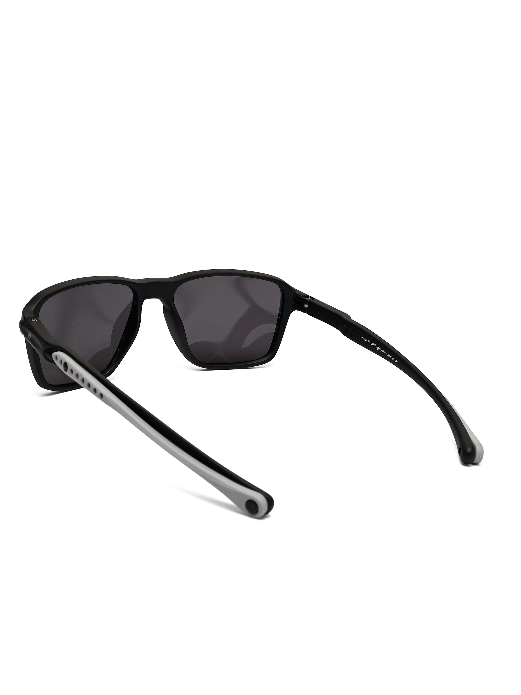 Rift | Light Grey Large Full Rim RECTANGLE Sports for Men & Women [Polarized]