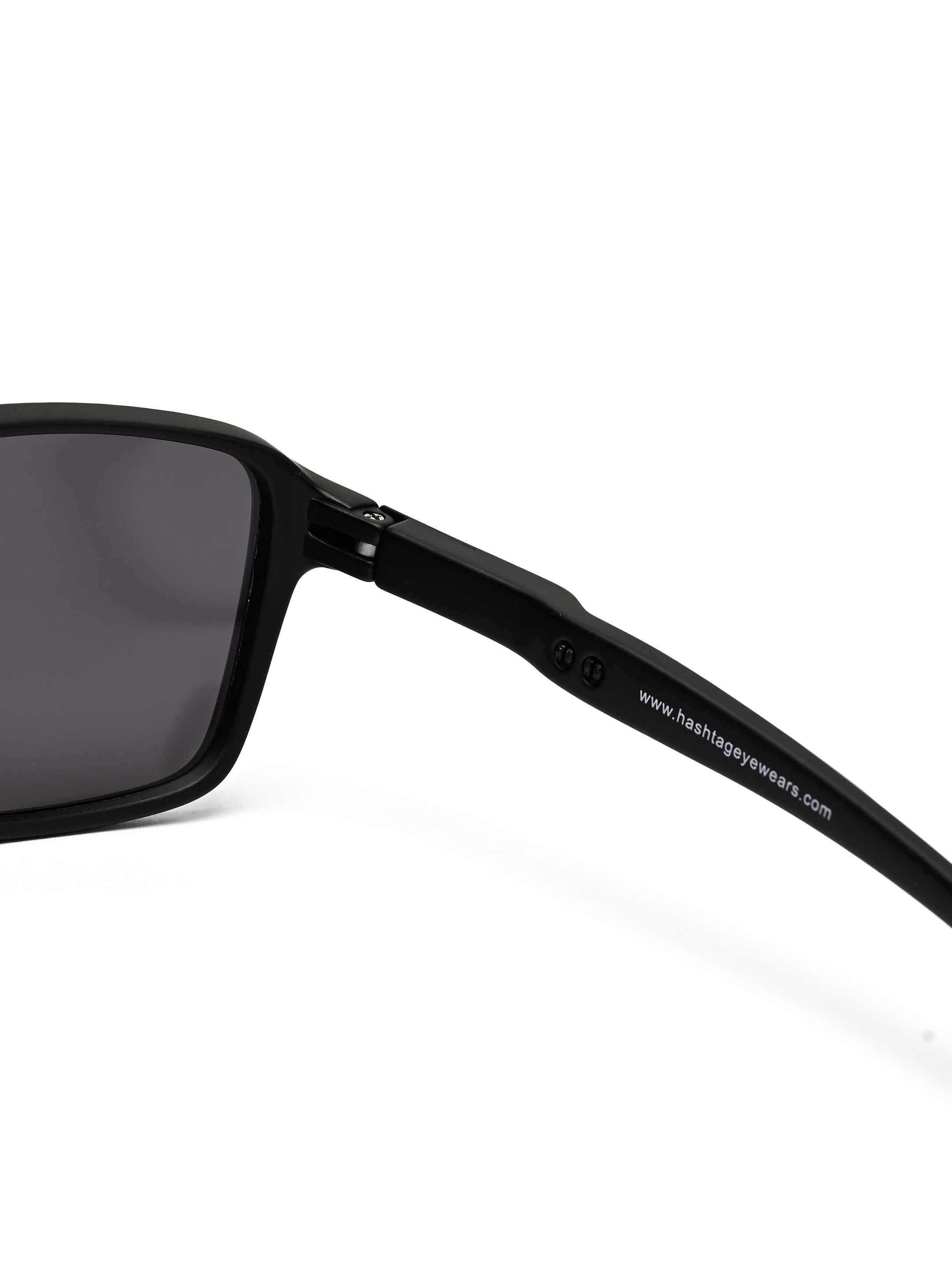 Rift | Light Grey Large Full Rim RECTANGLE Sports for Men & Women [Polarized]