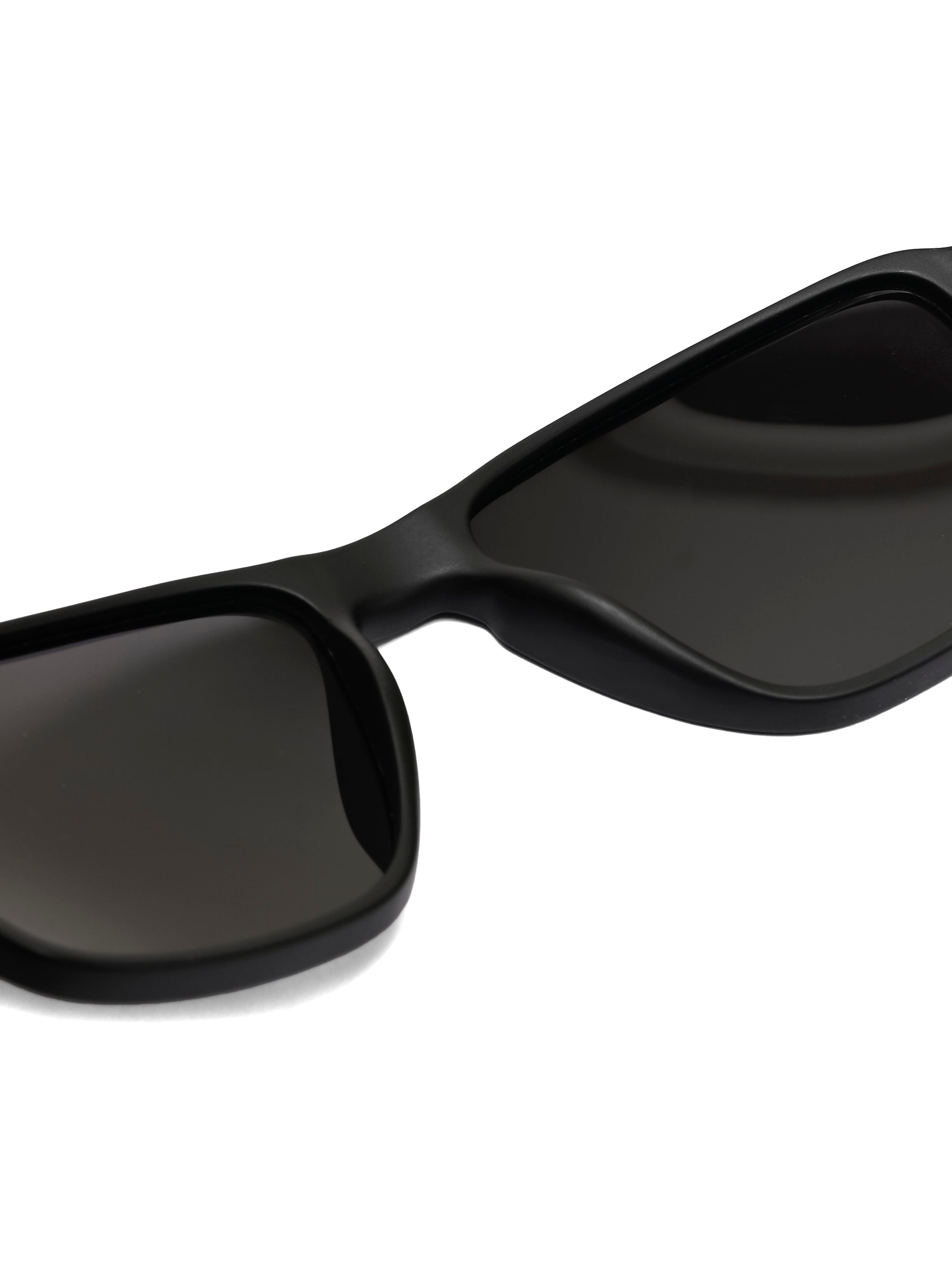 Rift | Light Grey Large Full Rim RECTANGLE Sports for Men & Women [Polarized]