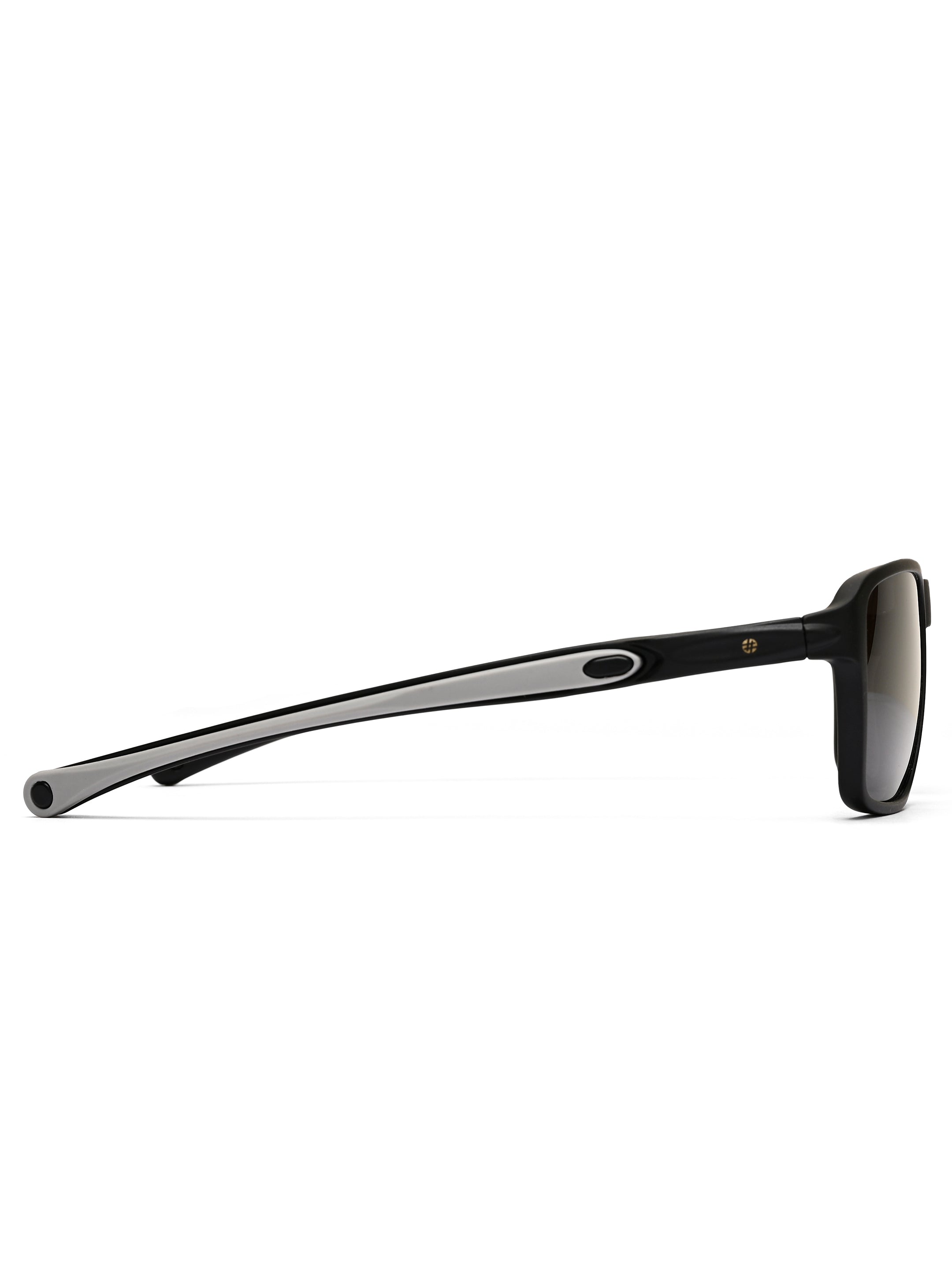 Rift | Light Grey Large Full Rim RECTANGLE Sports for Men & Women [Polarized]