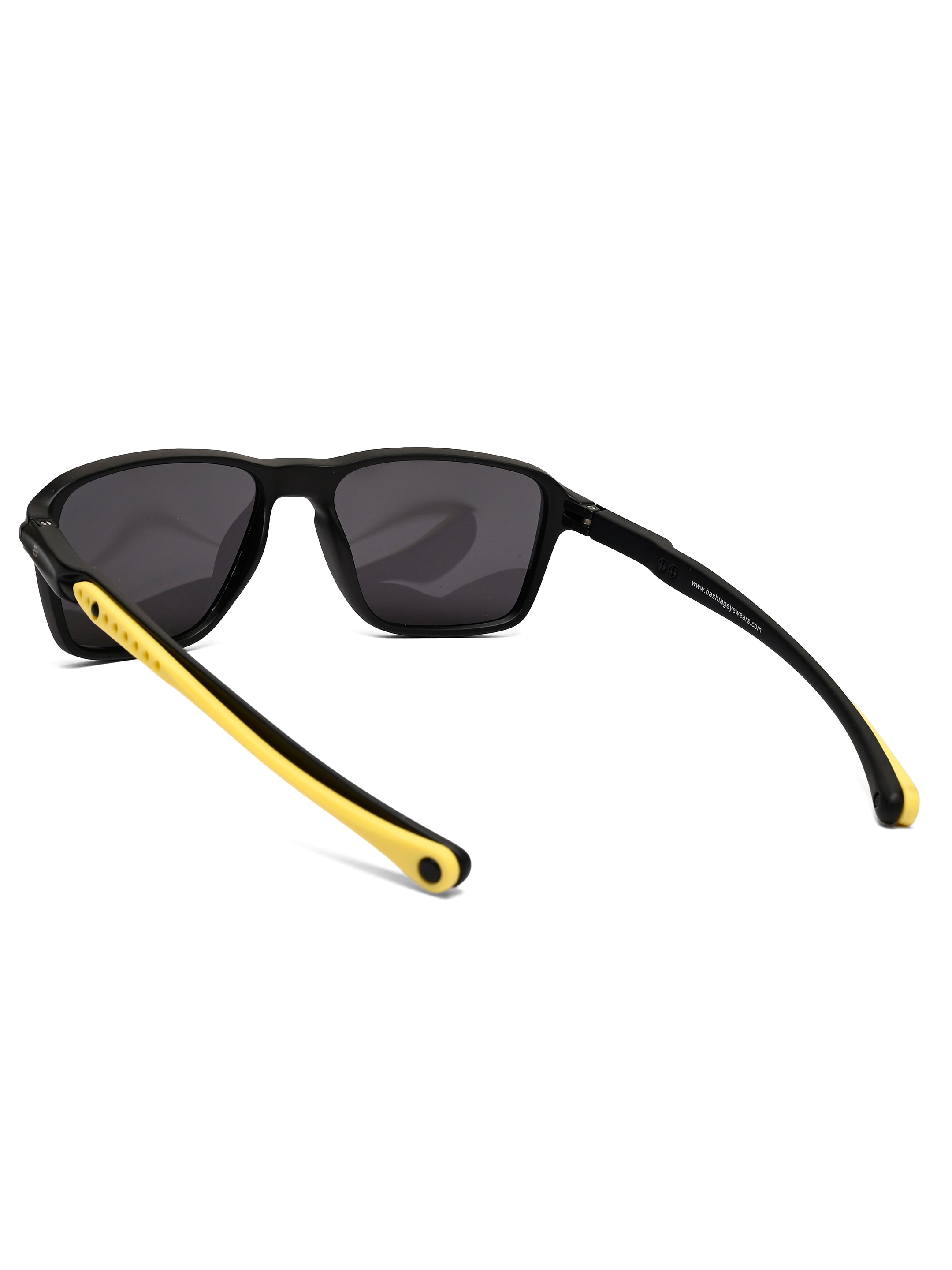 Rift | Yellow Large Full Rim RECTANGLE Sports for Men & Women [Polarized]