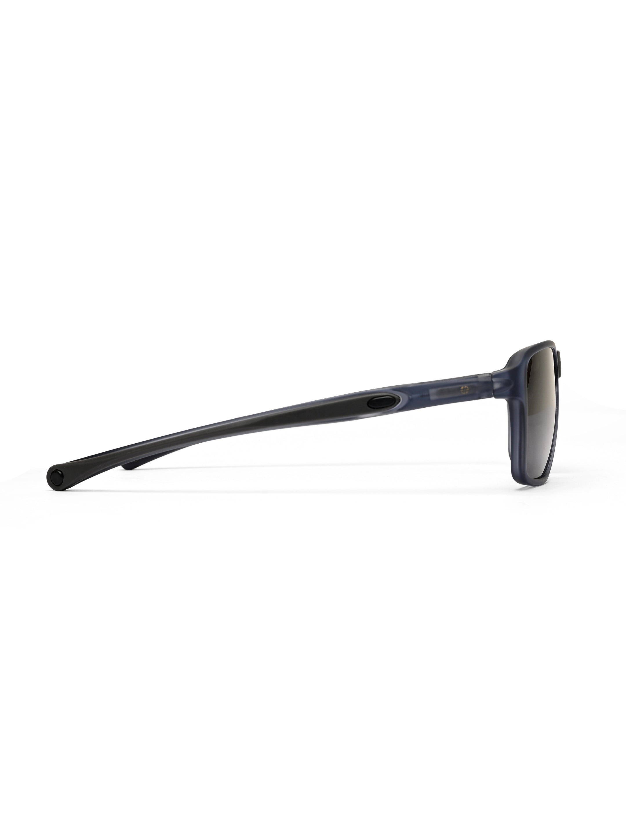 Rift | Dark Grey Large Full Rim RECTANGLE Sports for Men & Women [Polarized]