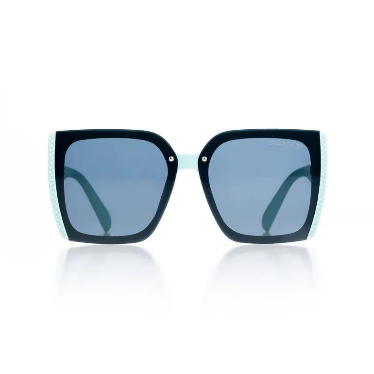Rapture | Blue Large Full Rim Square Sunglasses for Women [UV-protected]