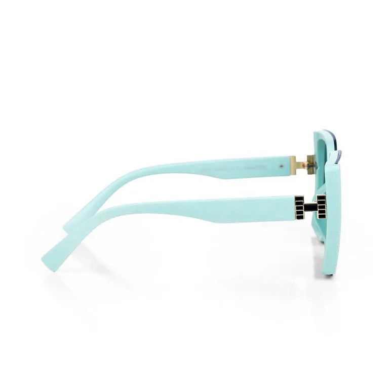 Rapture | Blue Large Full Rim Square Sunglasses for Women [UV-protected]