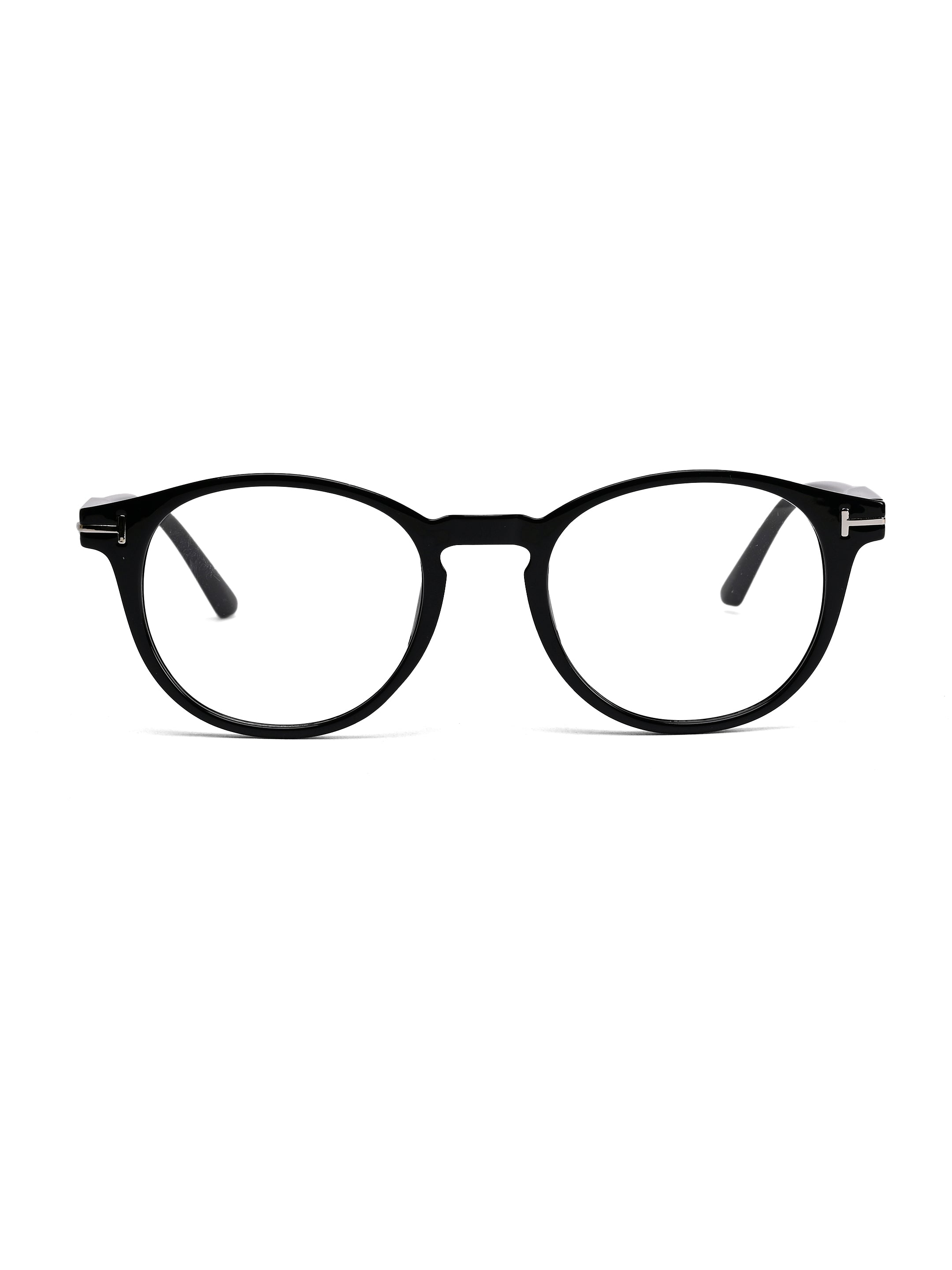 Xalora | Black Small Full Rim Oval Clip-on for Men & Women [Clip-on]