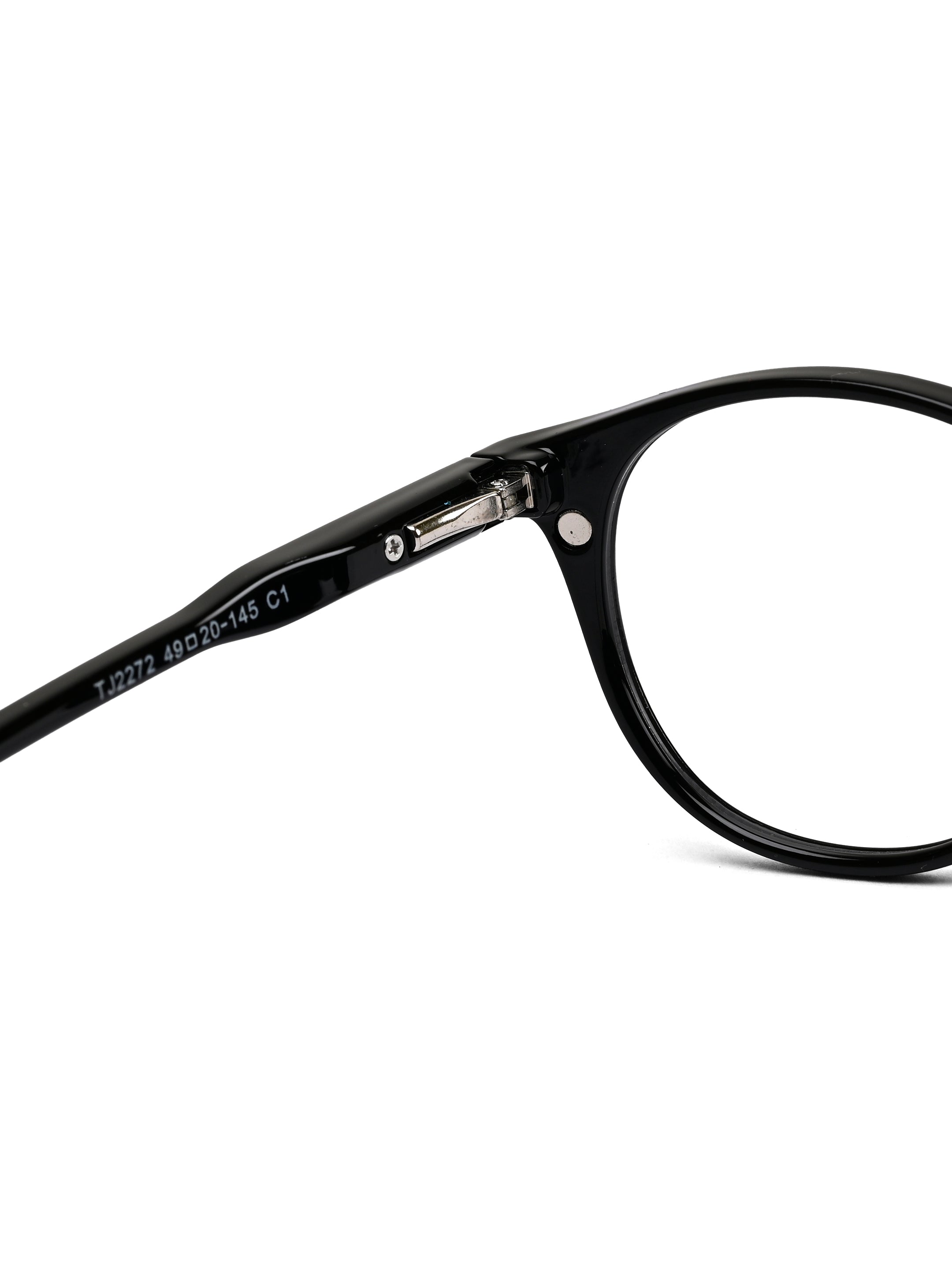 Xalora | Black Small Full Rim Oval Clip-on for Men & Women [Clip-on]
