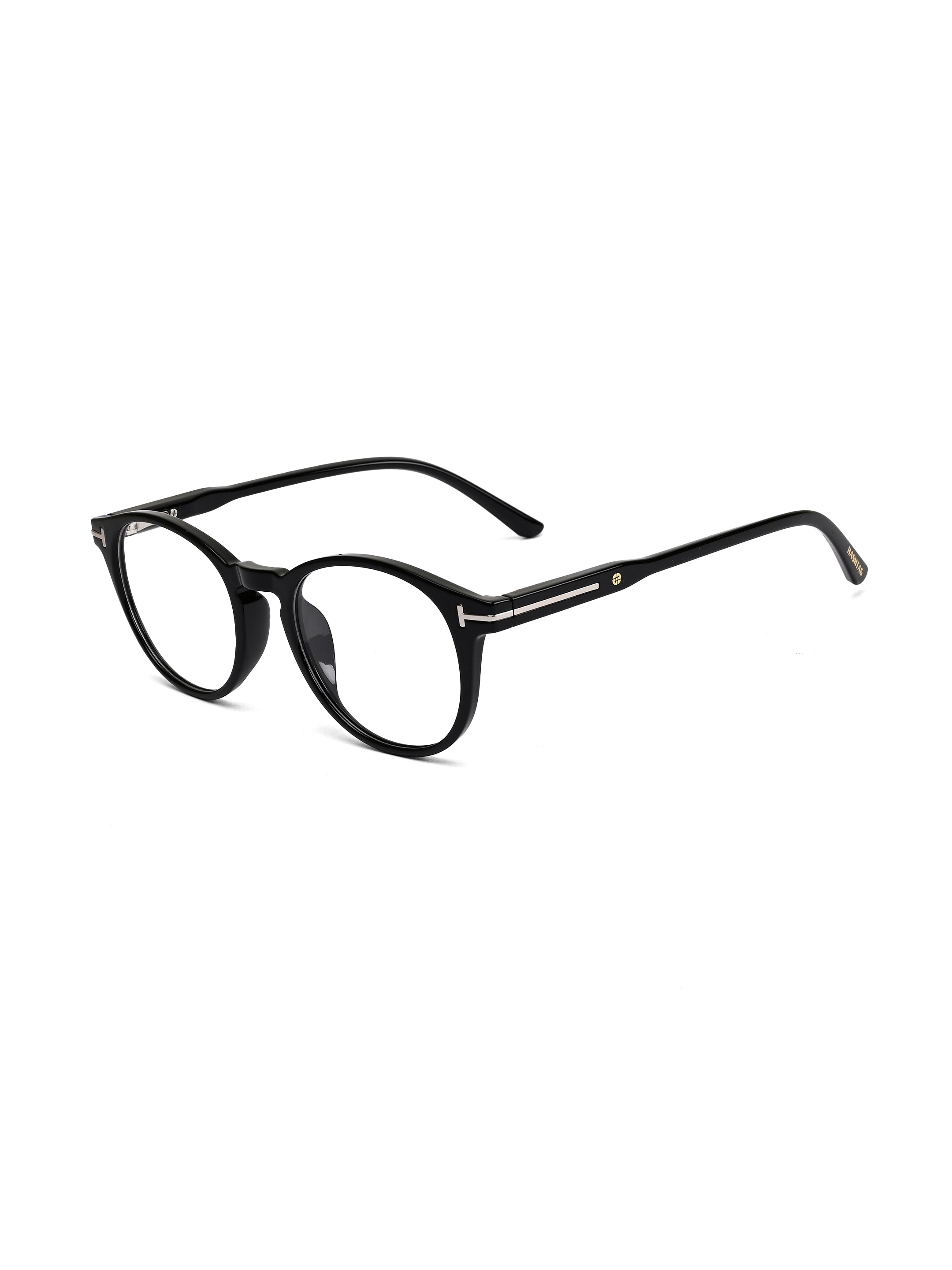 Xalora | Black Small Full Rim Oval Clip-on for Men & Women [Clip-on]