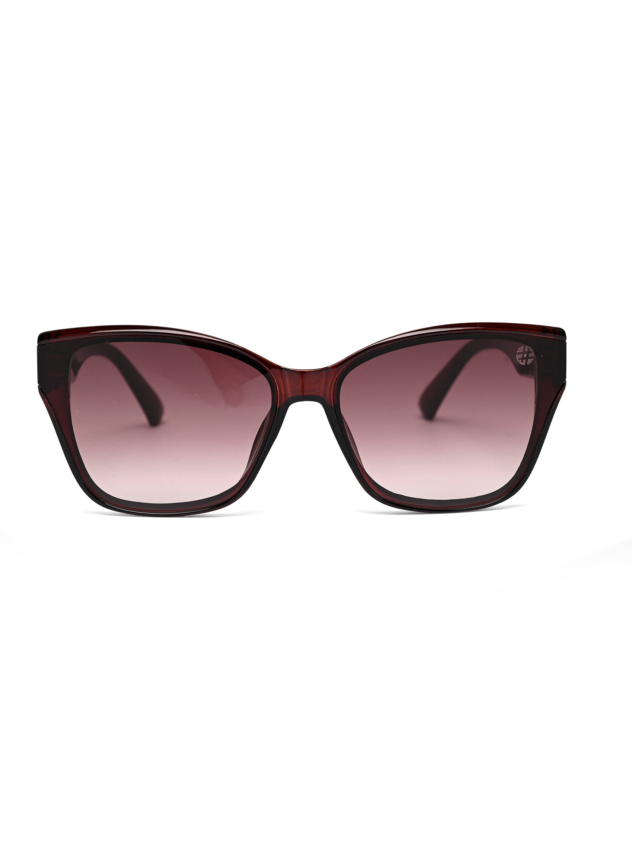 Elyra | Brown Medium Full Rim Cateye Sunglasses for Women [UV-protected]