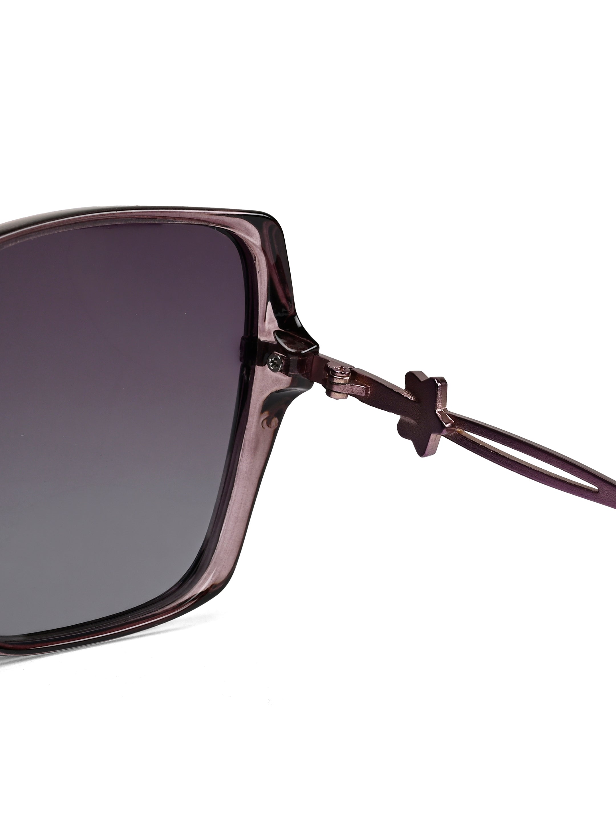 Lumora | Purple Large Full Rim Square Sunglasses for Women [Polarized]