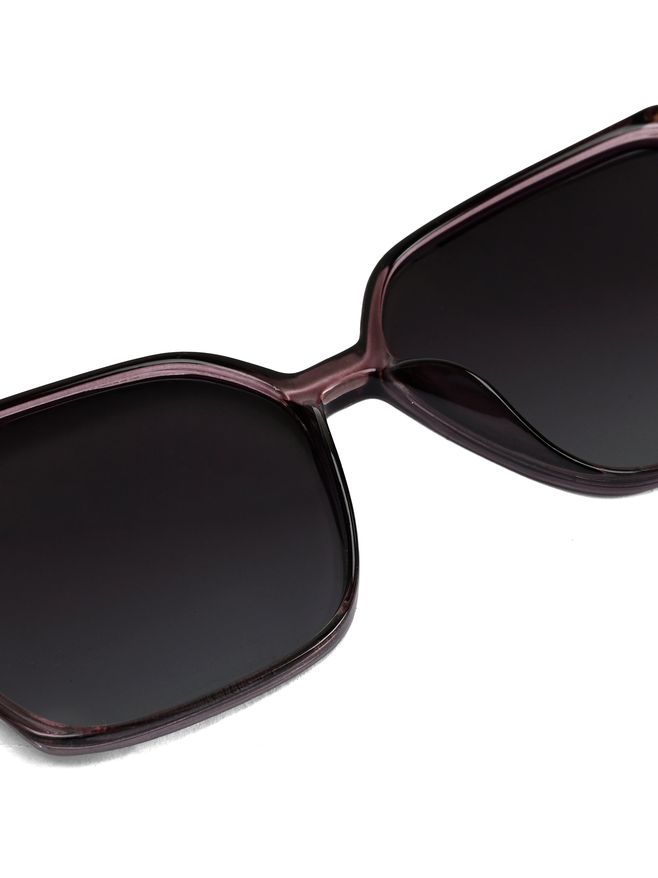 Lumora | Purple Large Full Rim Square Sunglasses for Women [Polarized]