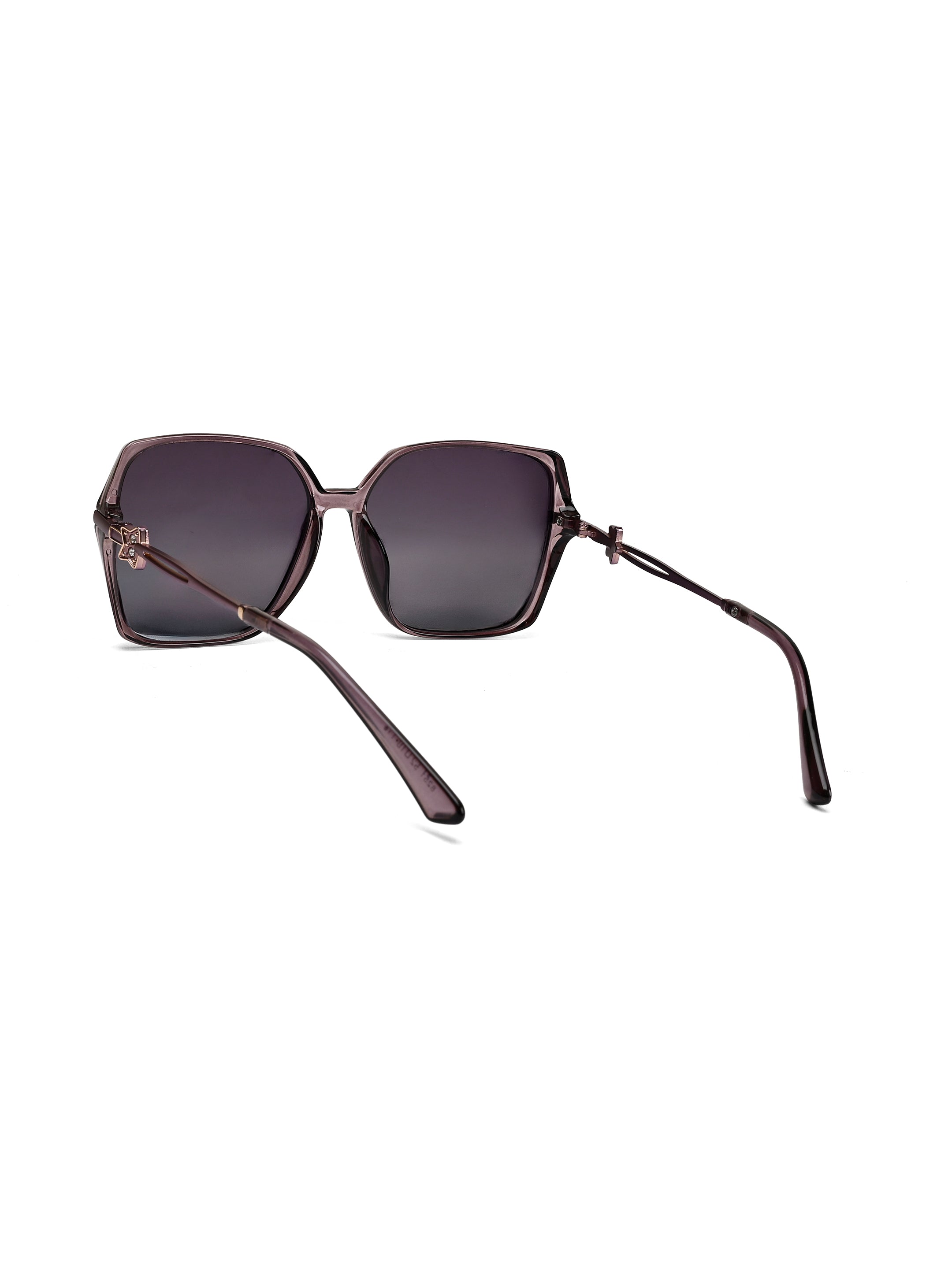 Lumora | Purple Large Full Rim Square Sunglasses for Women [Polarized]