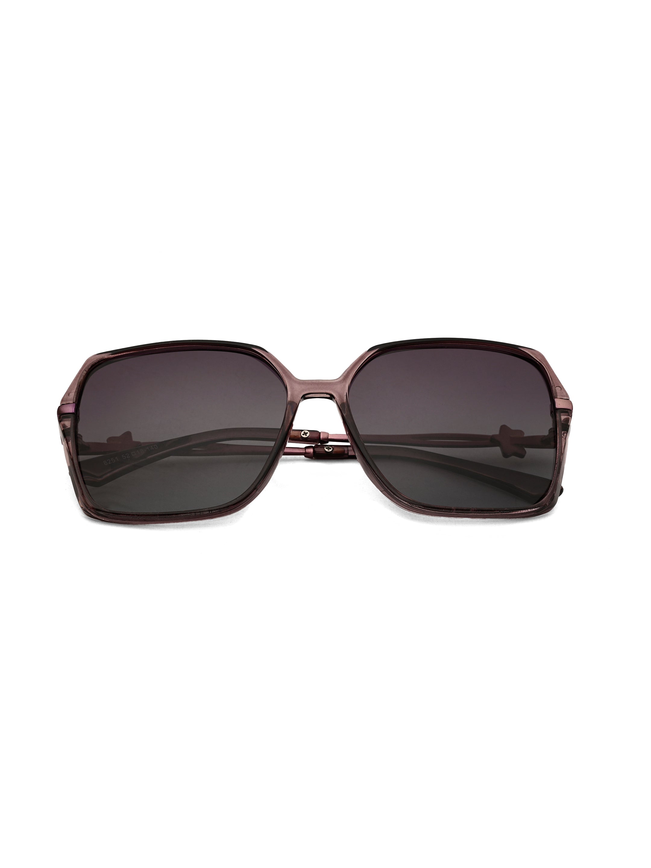 Lumora | Purple Large Full Rim Square Sunglasses for Women [Polarized]