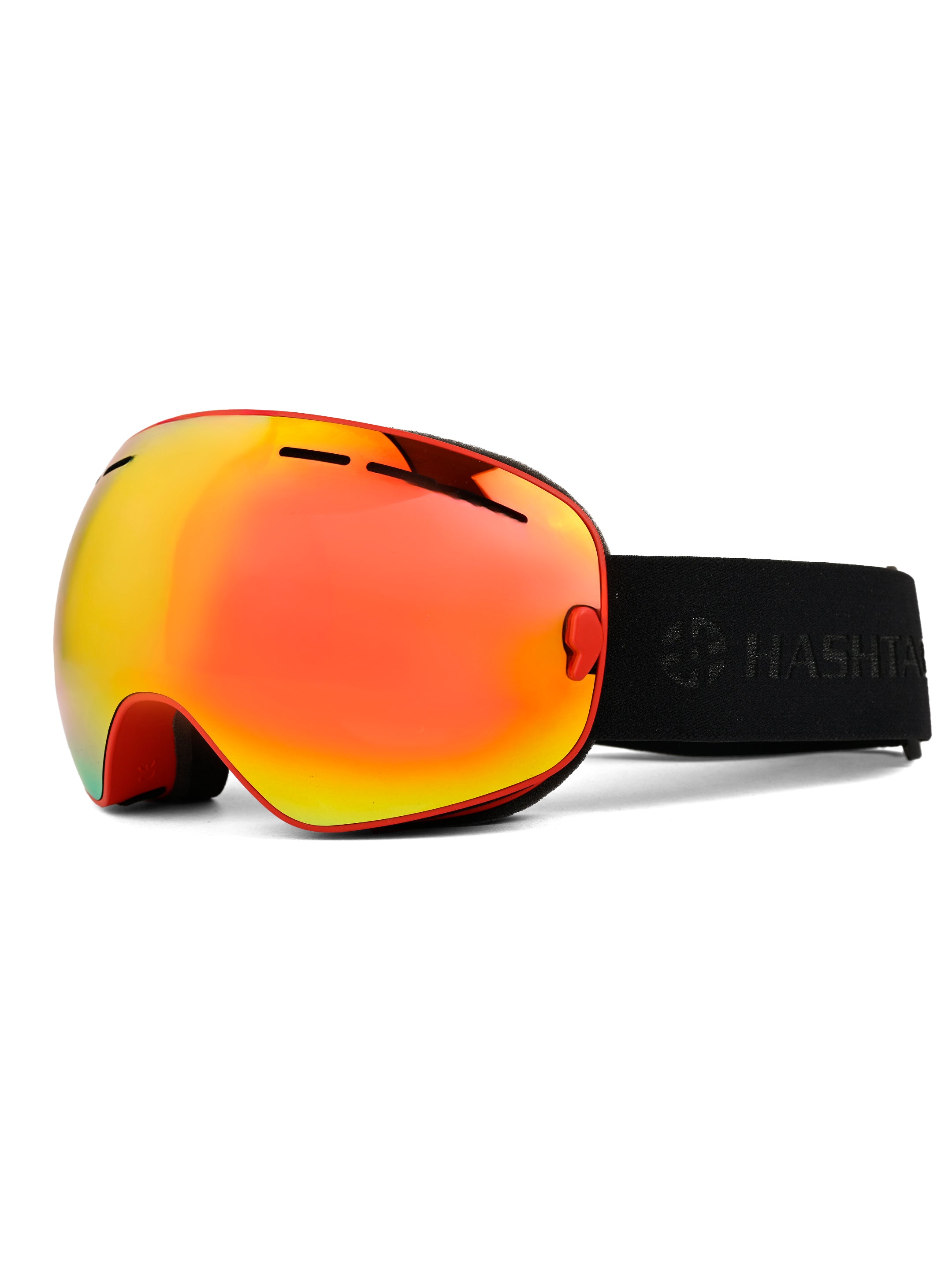 Turbo | Red Large Full Rim Visor Sports Sunglasses for Men & Women [UV-protected]