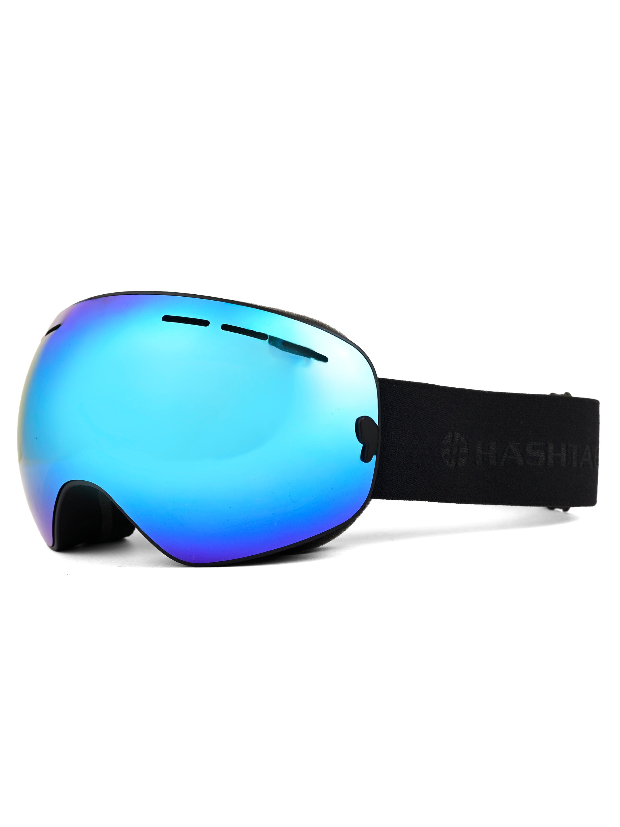 Turbo | Blue Large Full Rim Visor Sports Sunglasses for Men & Women [UV-protected]