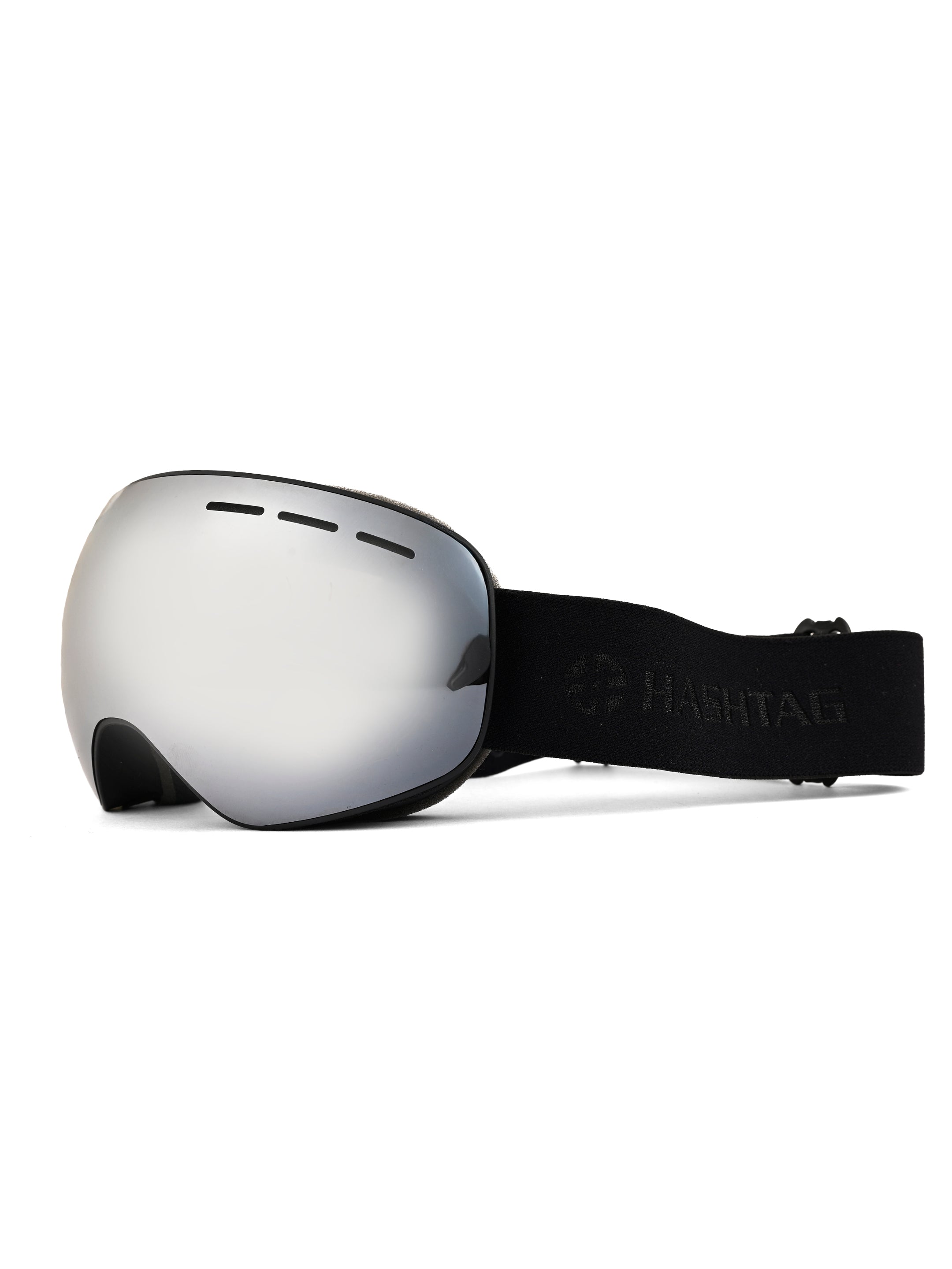 Turbo | Silver Large Full Rim Visor Sports Sunglasses for Men & Women [UV-protected]