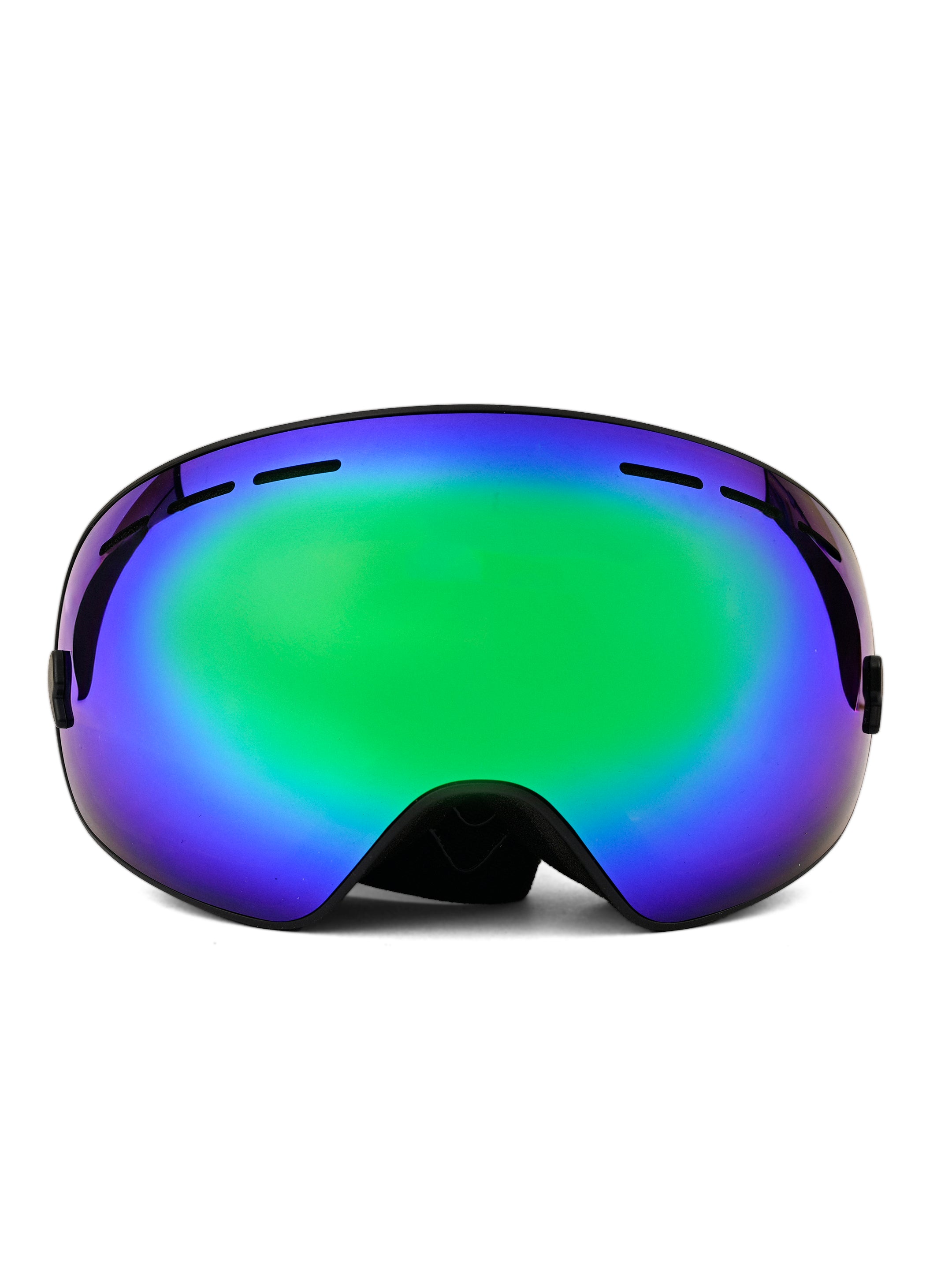 Turbo | Green Large Full Rim Visor Sports Sunglasses for Men & Women [UV-protected]