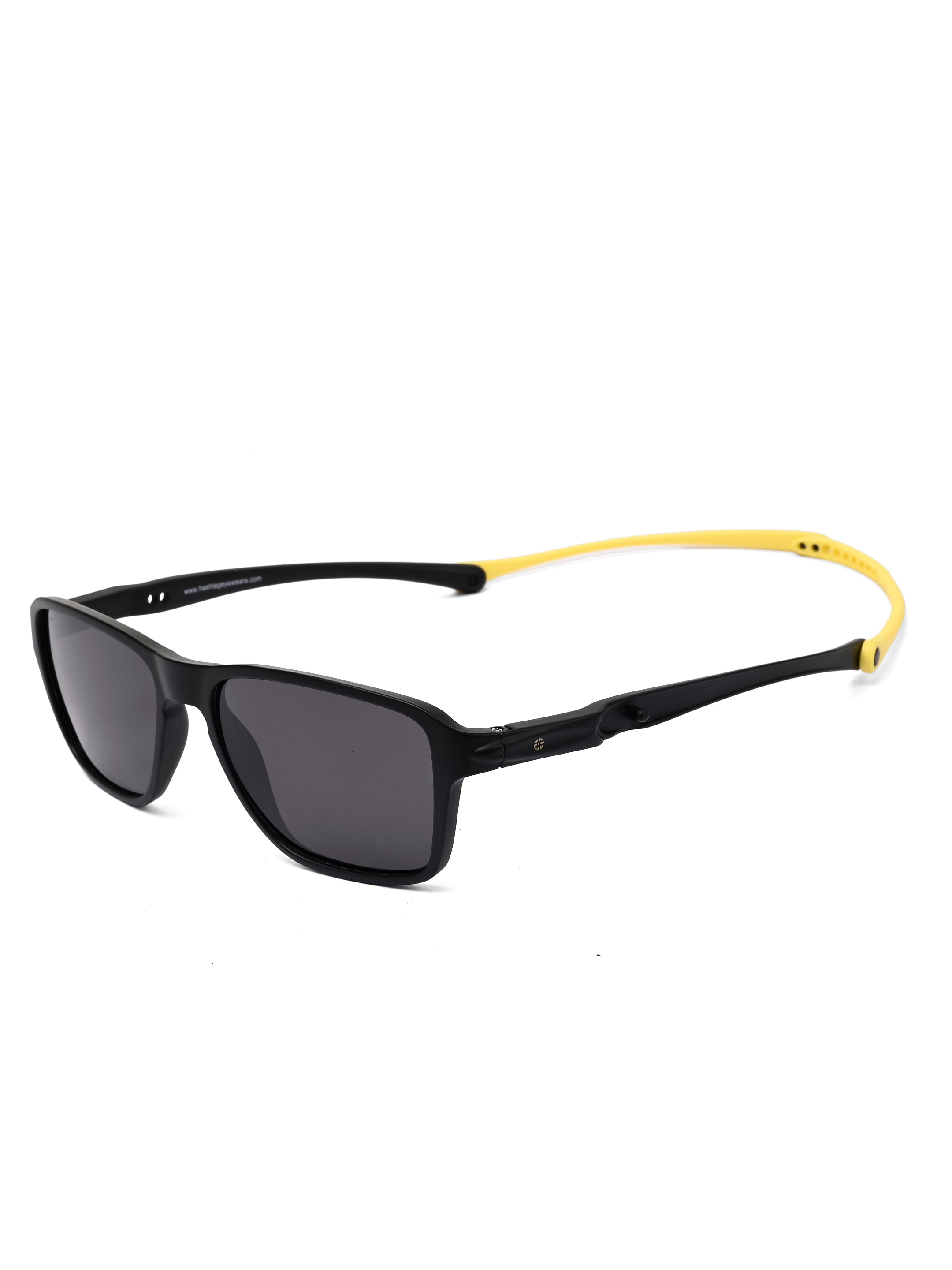 Rift | Yellow Large Full Rim RECTANGLE Sports for Men & Women [Polarized]
