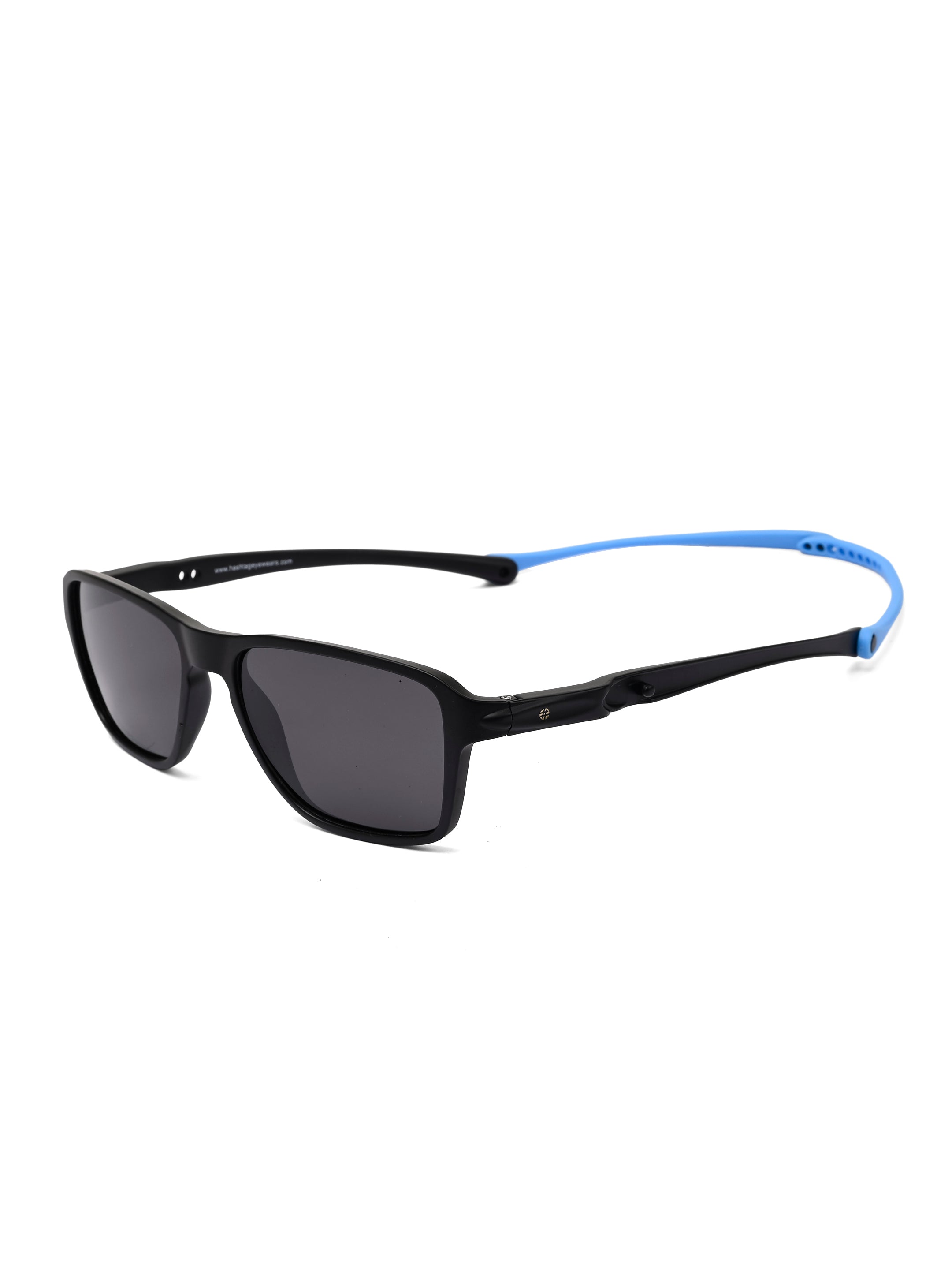Rift | Sky Blue Large Full Rim RECTANGLE Sports for Men & Women [Polarized]