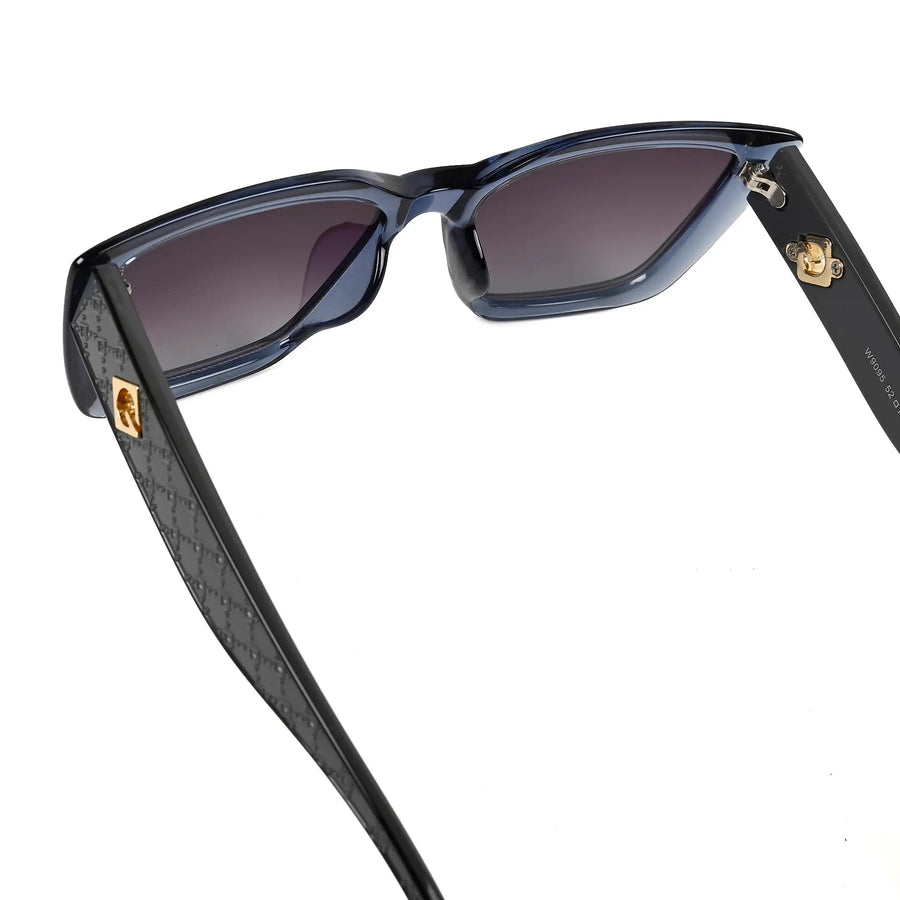 Gravon | Transparent Blue Medium Full Rim Cateye Sunglasses for Women [UV-protected]