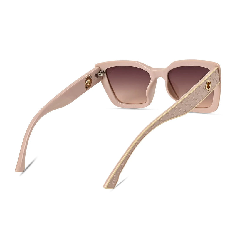 Gravon | Cream Medium Full Rim Cateye Sunglasses for Women [UV-protected]